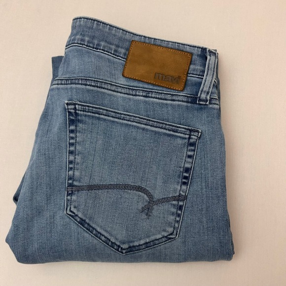 Mavi Zach Jeans Mens 32x30 Light Wash Bootcut Denim‎ Blue Casual Pants - Picture 5 of 9